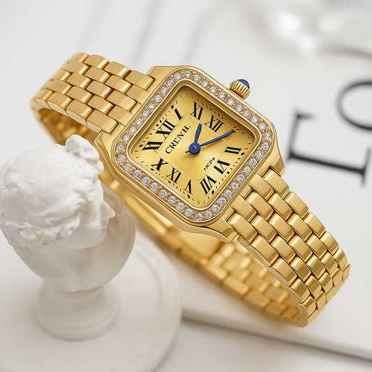 Retro Women's Square Waterproof Quartz Watch